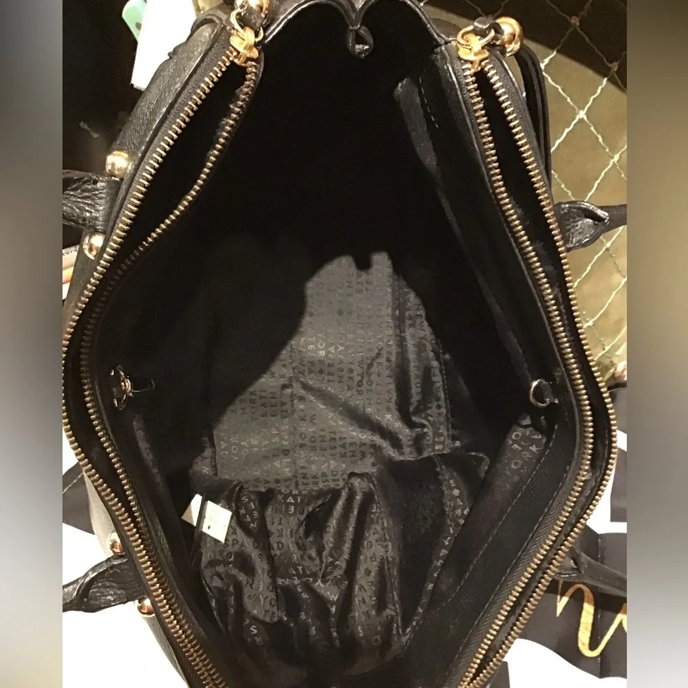 KATE SPADE ♠️Charles Street Brantley Black Pebbled Bag - Picture 11 of 14